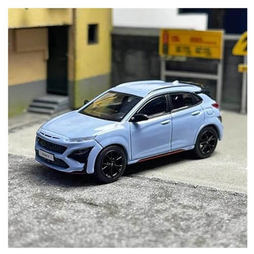 YRXIAO Metall-Automodelle bausatz 1:64 Maßstab Druckgusslegierung Für GT 450 Hyundai KONA N Performance Spielzeugautos Modellklassiker Erwachsene Für Wohndekorationen