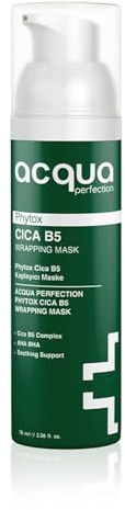 Acqua Perfection Phytox Cica B5 Wrapping Mask – Peel-Off Anti-Blemish & Soothing Mask with Advanced Cica B5 Complex, Redness & Dark Spot Defense, Dermatologically Tested, 70 ml