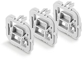 Bosch Smart Home 3tlg. Unterputz Adapter Set (für düwi/Popp (D) Schalter), Verwendung für Bosch Smart Home Lichtsteuerung und Rolladensteuerung