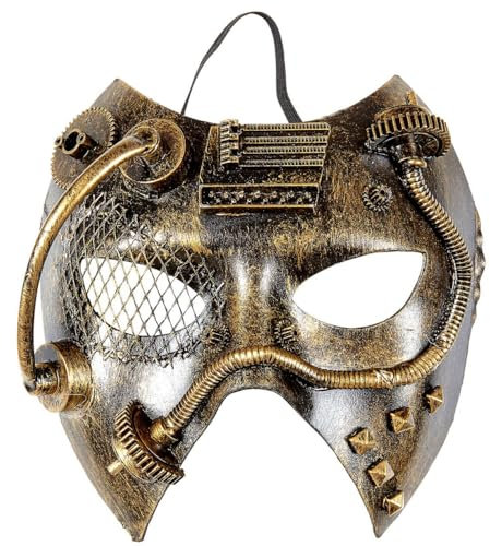 Widmann - Steampunk Maske, Maskenball, Mottoparty, Karneval