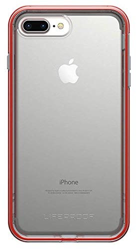 Lifeproof SL-SM-Serie Schutzhülle für iPhone – Einzelhandelsverpackung – Aloha Sunset, iPhone 8 Plus & 7 Plus (nur), Lava Chaser (Clear/Cherry Tomato/Sleet)
