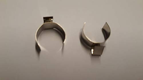 Schutzglas für Deckenfluter, R7s, für 118mm Stäbe Ersatzglas Glas Halogen (Clips)
