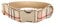 RC GearPro Nylon verstellbar Hundehalsband Khaki Karomuster Zinklegierung Metall Einfach zu bedienende Schnalle Hundehalsband, in 5 verschiedenen Größen (S Halst (31-41cm))