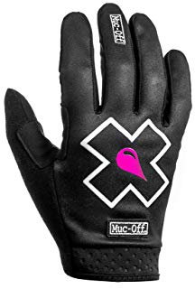 Muc-Off Schwarze Mountainbike Handschuhe, Extra Klein – Handgemachte Premium Überzieh Handschuhe zum Mountainbiken – Atmungsaktives Fahrrad Zubehör - Touchscreen-geeignetes Material, Schwarz