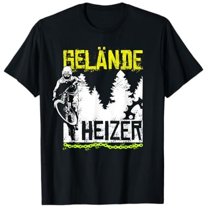 Mountainbike Gelände Heizer für MTB Downhill Mountainbiker T-Shirt