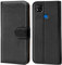 Verco Funda para Xiaomi Redmi 9C, Telefono Movil Case Compatible con Redmi 9C Libro Protectora Carcasa, Negro