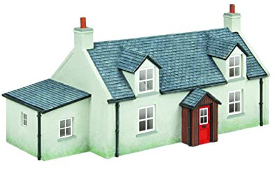 Hornby R7295 OO Spur Scottish Croft – Modelleisenbahnzubehör, Miniatur-Diorama-Landschaft für Hornby-Zugsets – Lebensechtes Zugmodell Scottish Croft – Maßstab 1:76