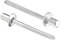 sourcing map 100 Stück Dekoration Nieten Blindniete 304 Edelstahl Ziehnieten Kern 4mm Durchmesser 7mm Grifflänge Silberfarben