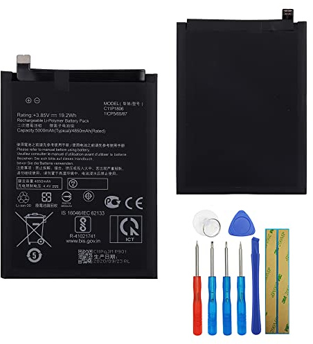 E-yiiviil Battery C11P1806 Compatible with ASUS ZenFone 6 ZS630KL I01WD with Tools