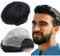 Toupee for Men Yanahair Straight Hair Pieces Mens Toupee Replacement System 100% European Real Human Hairpieces Hair System 0.04mm Soft Thin Skin PU V-loop (#1B Off Black, 8x10)