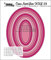 Crealies Crea-Nest-Lies XXL Stanzschablone no.23 Oval
