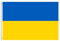 Ukraine Flagge, Ukrainische Fahne mit Messing-Ösen, 90 x 150 cm