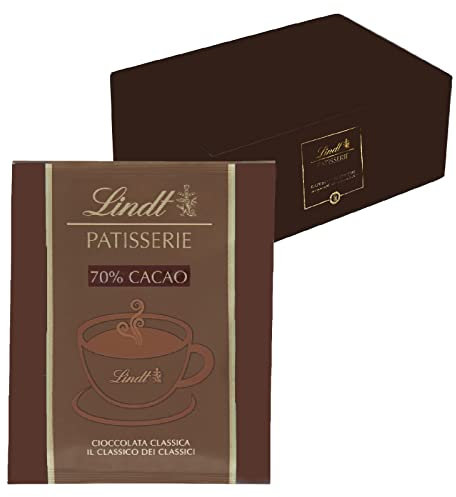 Cioccolata Calda Lindt Gusto Cioccolato Extra Fondente Cacao 70% 25 Buste da 20g