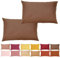 P'tit Basile - Kissenbezug 40x60 cm - 2er Pack Baby Kopkissenbezüge Für Babywiege - altes Mauve - 100% Bio-Baumwolle 57 Fäden/cm² ohne schädliche Substanzen - Für Kinder Bett 60x120 70x140 cm
