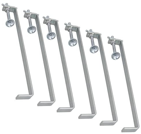 300mm Brick Laying Profile Clamp Holder Fastener Carpentry Internal Wall Clamps 6pc