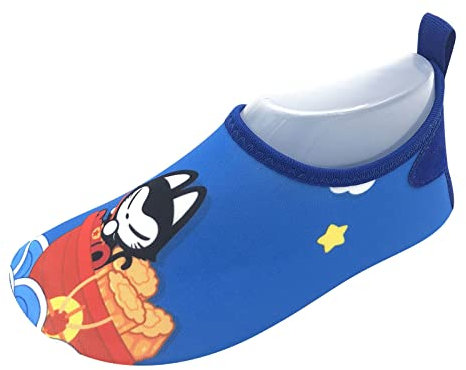 riou Escarpines Piscina Niña Niño Antideslizantes Secado Rápido Zapatillas de Acuáticos Piscina Bebé Zapatillas de Agua Niño Calzado Descalzo de Surf Buceo Natación Zapatos Agua