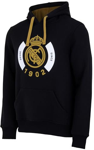 Real Madrid Felpa con cappuccio, collezione ufficiale, taglia adulta, uomo XL