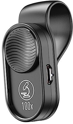OSALADI Mikroskop Für Smartphone Facher Optischer Vergrößerung Kompakt Und Leicht Für Unterwegs Lupe Für Handy-telefonmikroskopie