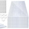 Herrselsam Placas de Policarbonato Alveolar 60,5 x 121 cm - 14 Unidades, 10,25 m², 4 mm Espesor - Con 50 Grapas y 50 Clips en Z - Resistente a Rayos UV Para Invernadero