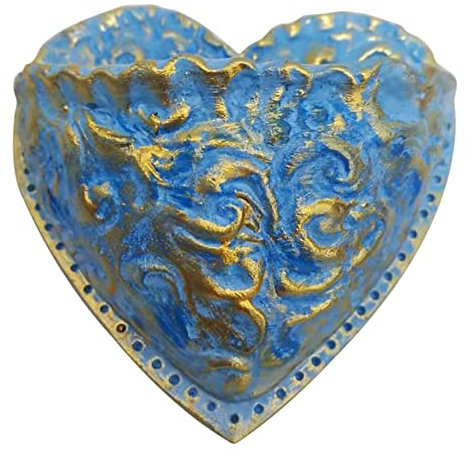 Acfthepiey Sukkulenten-Blumentopf in Herzform, Kunstharz, Pflanzgefäß, Sukkulenten-Übertopf, Kunstharz, Liebe, Tasche, hängende Sukkulentententöpfe C