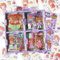 Belugsin 100 Blatt Kawaii Cartoon Mädchen Aufkleber Set Mini Figur Sticker Kawaii Stickers Aesthetic Süße Bullet Journal Aufkleber für DIY Scrapbooking Sticker Zubehör