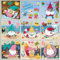 9 Blätter Fensteraufkleber Sommer Kinder,Fensterbilder Sommer, Hawaii Fensteraufklebe,Gnom Fenstersticker Sommer,Fensterbilder Wiederverwendbar Sommer,Gnom Sandstrand Fensteraufkleber