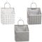 Winter Shore Hängeorganizer Tür (3er-Pack) - Hängeaufbewahrung Tür & Schrank - Tür Organizer Hängend aus Stoff mit Taschen für Bad - Hängetasche Wand fürs Schlafzimmer - Aufbewahrung Hängend