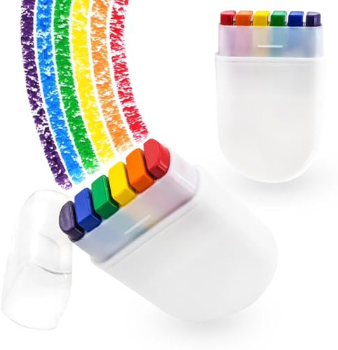 Schminkfarbe Rainbow Flag Gay Pride Face Paint Make-up-Applikator 2 Stück, Pride Makeup, LGBTQ Accessoires für Versammlungen imParaden, Freien, Partys und andere Aktivitäten