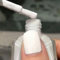 Glitter Nail Polish, Glitter Nail Varnish, Diamond Glitter Quick Dry & Long Lasting Nail Polish No UV Lamp Curing, Chip Resistant, Non-Toxic, Quick Drying, At Home & Salon Manicure (37#White)