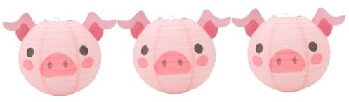 VICASKY 3stücke Kreative Tierische Papierlaterne Für Leichte Hängende Deko Für Feste Bastelprojekte Und Klassenzimmer Für Geburtstagsfeiern Und Feierlichkeiten