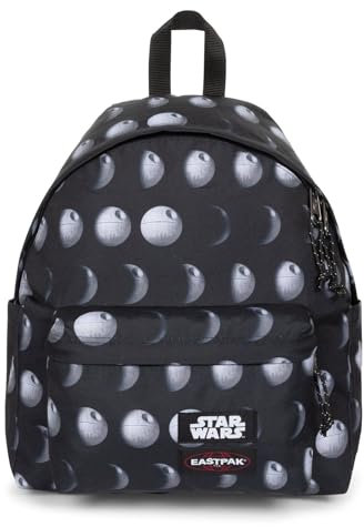 Eastpak Mochila para Star Wars Modelo Day Pak'r Color SW Death Star Black, con cremallera adicional y porta portátil 13.3, Sw Death Star Black, M