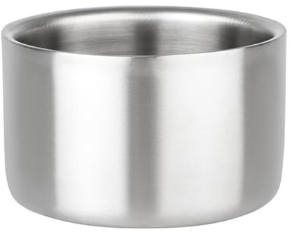 Olympia Stainless Steel Double Wall Wine and Champagne Coaster, HY127 | Insulates to keep wine at optimal serving temperature while protecting tables against condensation stains and rings.