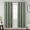 BellaHills Double Rideaux Occultants Thermiques,2 Panneaux Rideaux Occultants Thermiqueà Oeillets pour Chambre/Salon,140x245cm,Vert Sauge