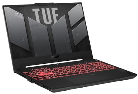 Asus TUF Gaming A15 15.6 Pouces FHD 144Hz Pc Portable (processeur AMD Ryzen 9 8945H, 16GB DDR5, 1TB SSD, NVIDIA GeForce RTX 4060, Windows 11 Home) – Clavier AZERTY