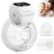 Breast Pump Electric, Hands Free Breast Pumps Wearable w/ 12 Levels 4 Modes LED Display, Quite Rechargeable Wireless Portable Milk Pump with 21mm/24mm Flanges