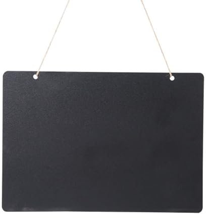 Kreidetafel Outdoor, Nachrichtenbrett, Schreibtafel mit Schnur zum Aufhängen, Schiefertafel, rustikal, Alltag, Café, Hochzeit, Feier, Geburtstag, Sommer-Party, Blackboard