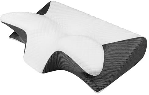 MEIION pillowdaddy Pillow Daddy Das Nacken - Therapiekissen Ergonomisches Memory Foam Kissen – Nackenstützkissen für Seiten-, Rücken- & Bauchschläfer, atmungsaktiv & waschbar