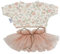 Puppenoutfit Set für Puppen 28-33 cm, Rosa – Peach Rock und Bluse, Puppenkleidung, Puppenzubehör, Mode für kleine Puppen, Puppenbekleidung, Geschenk für Kinder