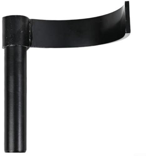 Zilimontt Poggia-attrezzi curvo in acciaio per tornio per la lavorazione del legno, strumento di tornitura appositamente sagomato con design sottile, compatibile con mini torni per legno (piccolo)