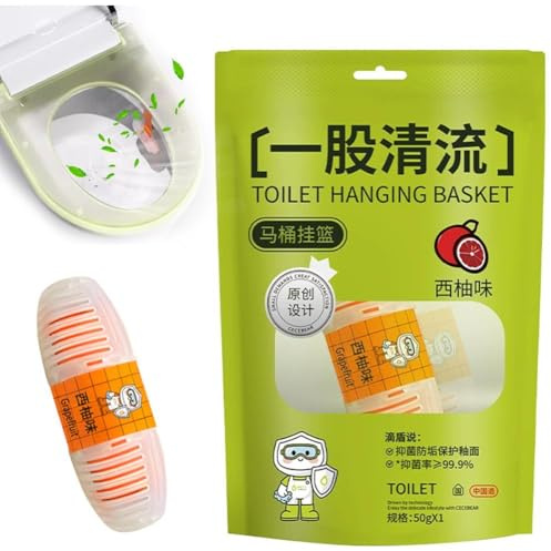 Toilet Bowl Cleaners, Hanging Toilet Cleaner, Bathroom Freshener, Automatic Deodorizer (grapefruit Bathroom scent)