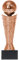 Pokal Fußball Nizza Bronze PVC Trophäe Figur 18cm hoch
