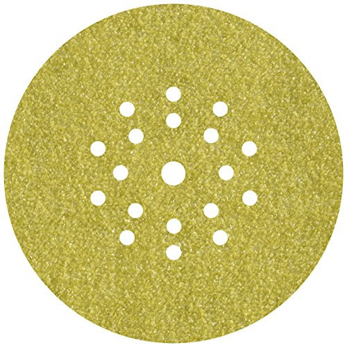 wolfcraft 5634000 Disques Abrasifs Auto-agrippants, Or, ø 225 mm, Set de 5 Pièces