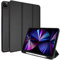 TECHGEAR® Smart Coque pour iPad Pro 12.9 2018, [Compatible Pencil] Coque Smart Case Stand Trois-Pli avec Protection d'Angles [Auto Réveil/Sommeil] pour iPad Pro 12.9 Pouces 2018 Seulement - Noir