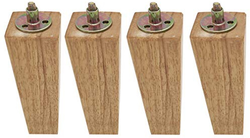 4x Ersatz Möbelfüße,Eiche Sofa Beine,Holz Farbe Tischbeine,Bett Beine,Sehr Geeignet für Schränke,Couch Stuhl,Fußschemel(20cm/7.87in)