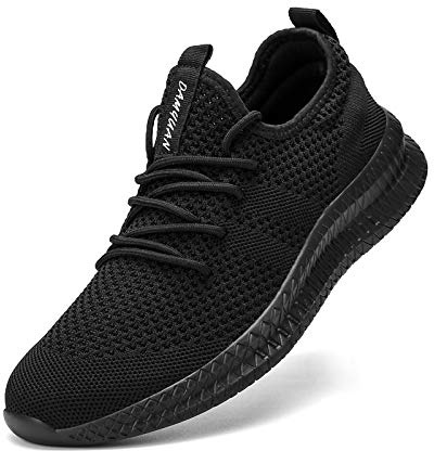 FUJEAK Löparskor för kvinnor, promenadskor, tennis, gym, arbete, fitness, sport, vardag, säkerhet, utomhus, cykling, jogging, vandring, platt atletisk snörning, skor, mode, sneakers