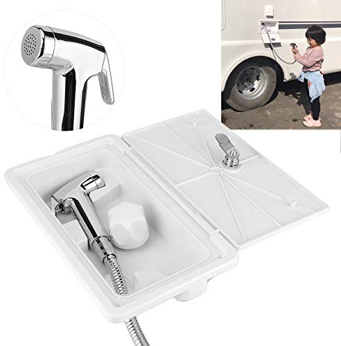 Ducha de Camping ,Caja de ducha RV para Caravanas Fabricada 267 x 157 x 107 mm para Caravana Autocaravana y Barco Marino