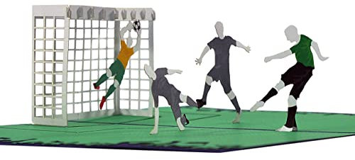 Geburtstagskarte Fussball, Karte oder Gutschein für Fans von Werder Bremen, Vfl Wolfsburg, Greuther Fürth, uvm. | Einladungskarten Geburtstag Kinder, H37