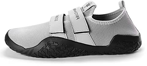 LARA STAR Deadlift Schuhe Cross-Trainer | Barfuß- & Minimalistischer Schuh | Fitnessschuhe, grau