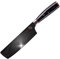 MasterPro Tetsu | Japanisches Küchenmesser Cleaver 17,5 cm | Geeignet zum Schneiden von Rohem Fleisch und Knochen | Professionelle Küche | Stabilisiert, Gewichtet und Titanbeschichtet