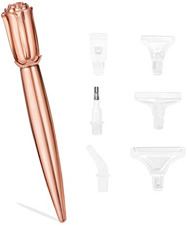 DIY Diamant Malerei Stift Roségold 5D Diamond Painting Punkt Pen mit 6 Stile Ersatzköpfe Diamant Malerei Zubehör für Diamantmalerei